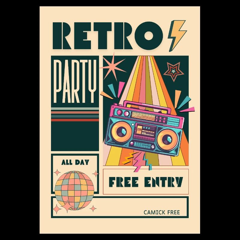 Retro-Party-Boombox-Neon