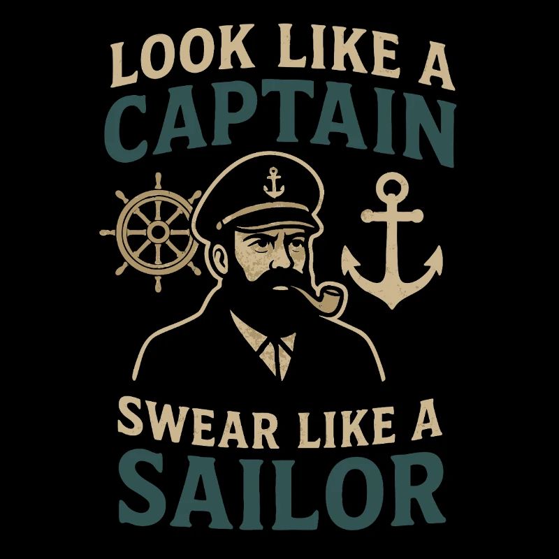 Ressemble à un capitaine, jure comme un marin en disant