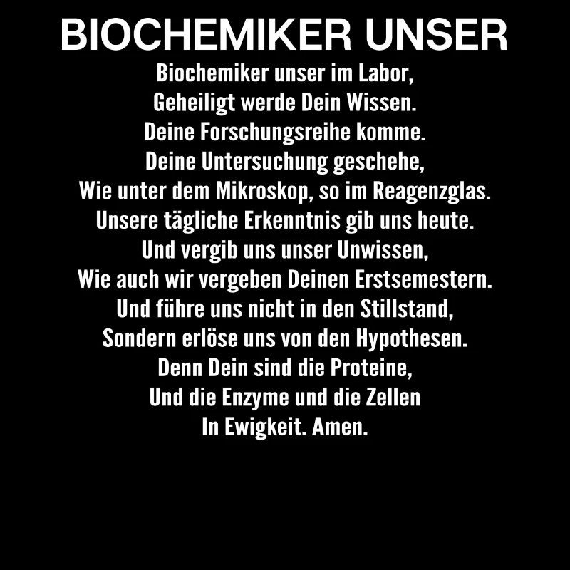 Biochemiker Biochemie Biochemistry Biochemist