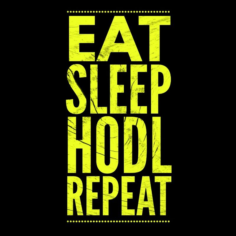 Eat Sleep HODL Repeat - Parfait pour les traders de crypto