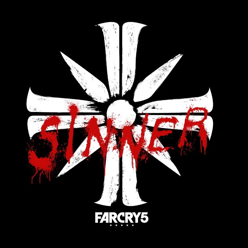 Far Cry Croix 5 d'Eden's Gate Empreinte Dorsale