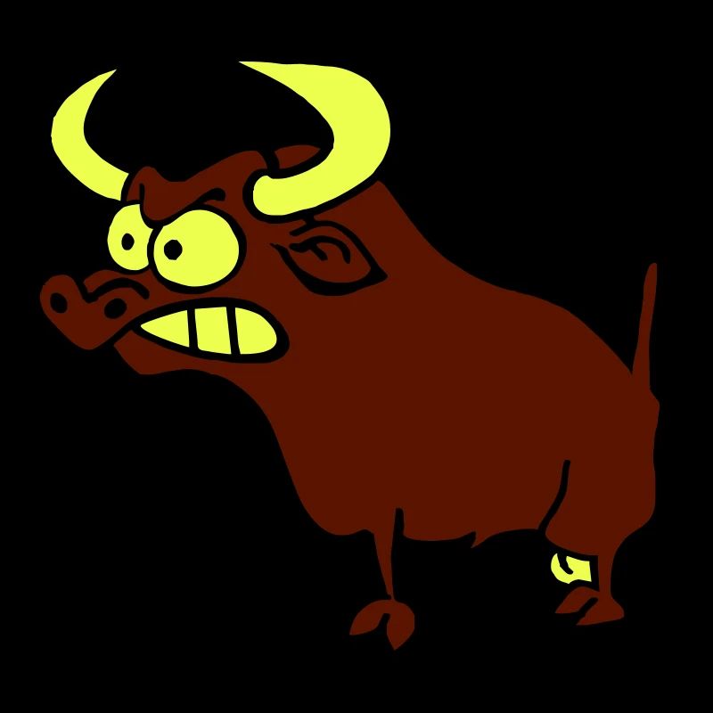 Wütender Stier