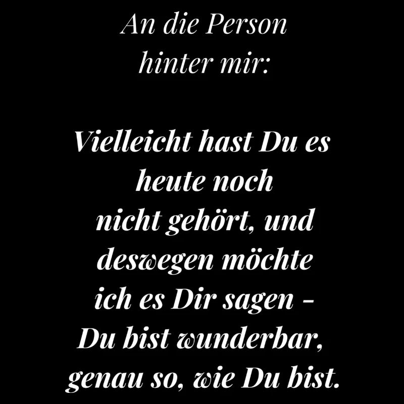 Du bist wunderbar