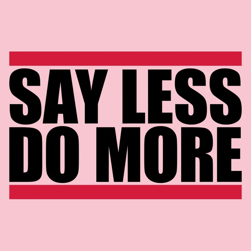 sig mindre gør mere