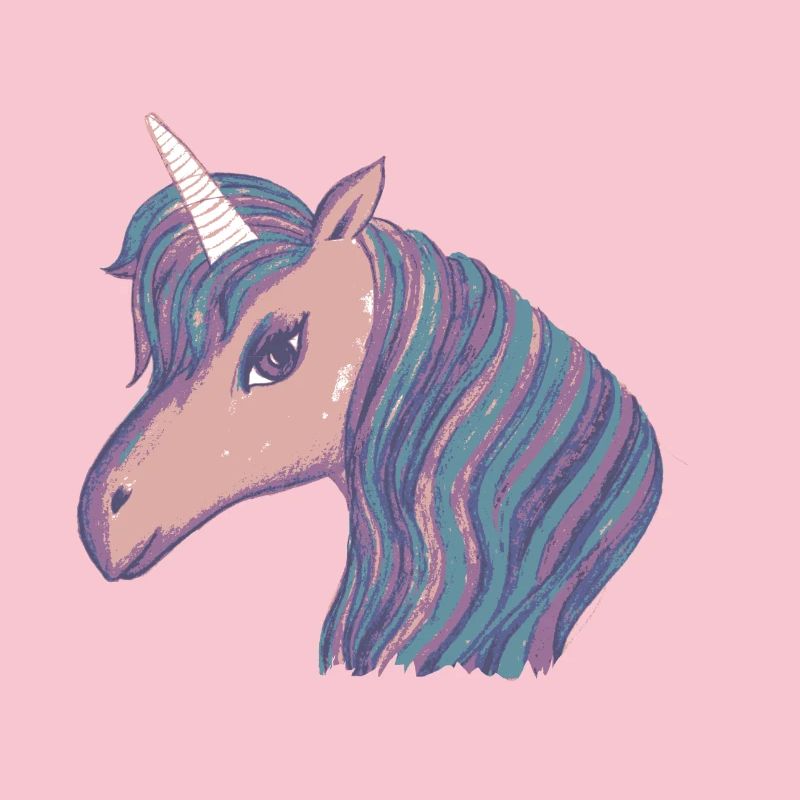 Süßes Einhorn, unicorn, Pastell, Rosa, Mädchen