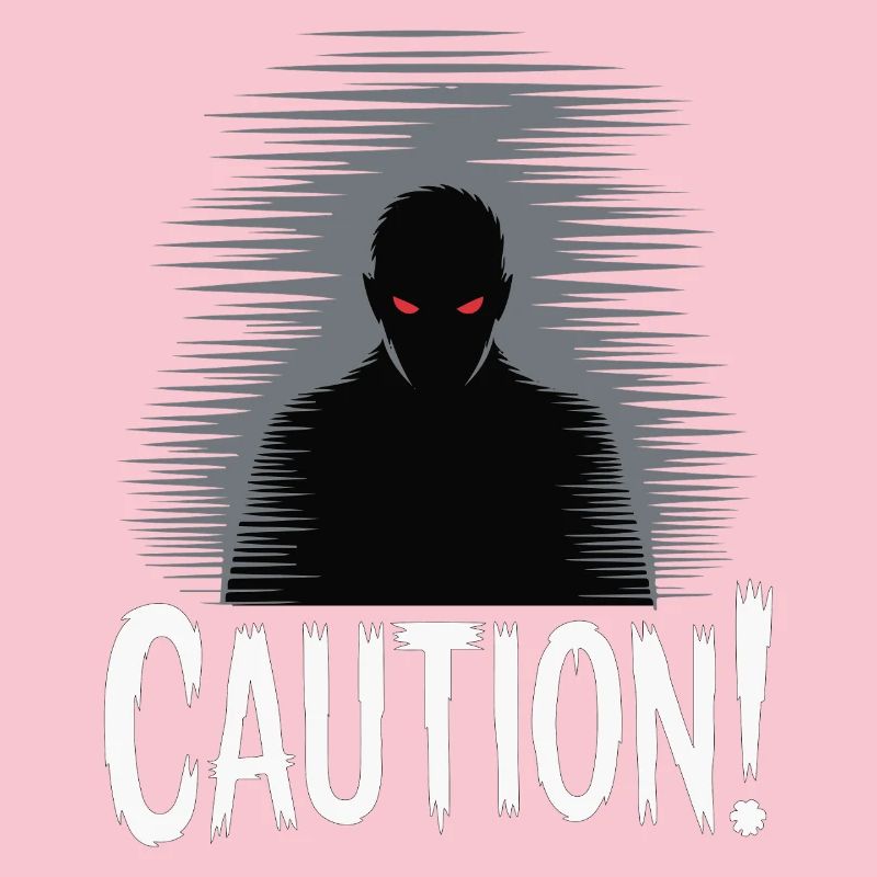 Dark Shadow Caution Graphic
