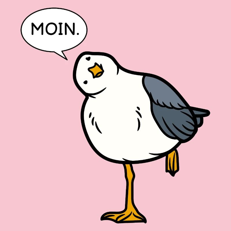 Moin Möwe – North German greeting with humor