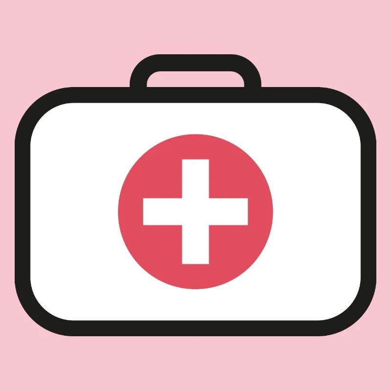First aid medicine suitcase