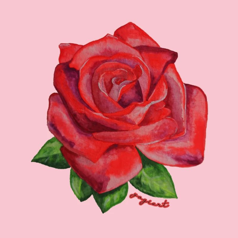 Rose rouge