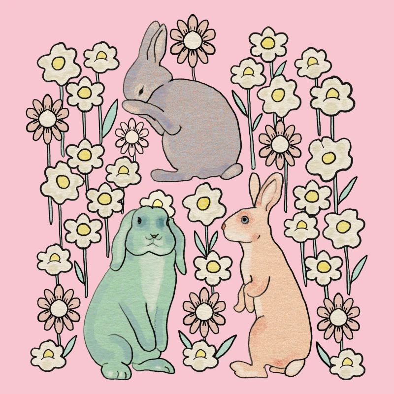 Three Easter Bunnies