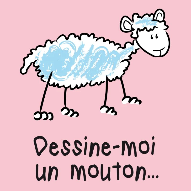 Dessine moi un mouton (Tshirt clair)
