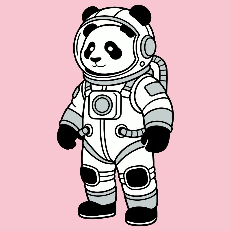 Combinaison spatiale panda bear