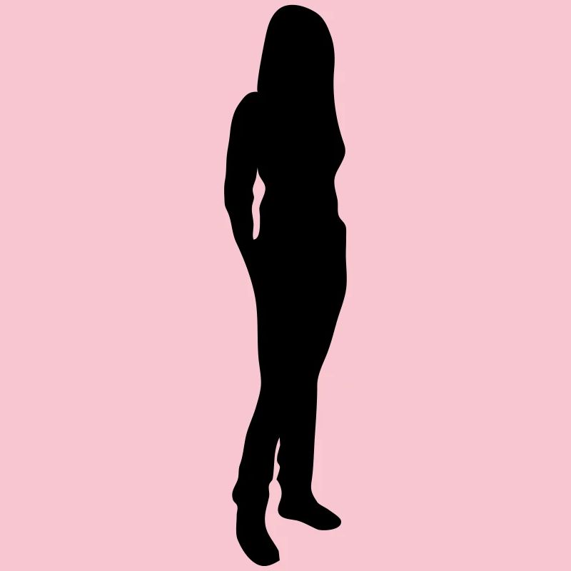 Frau Körper Silhouette Vektor-Design