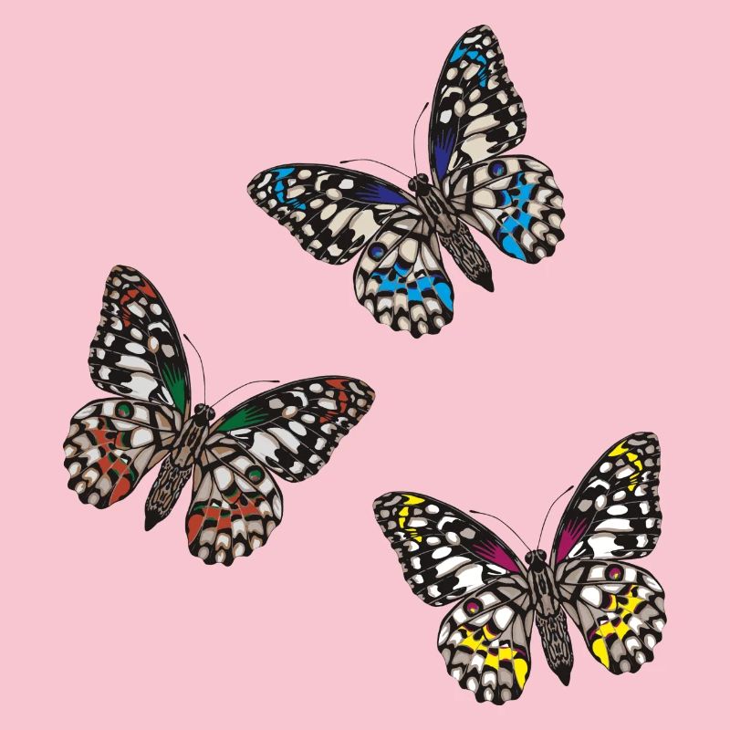 Fliegende Schmetterlinge I Design by Baddeldaddel