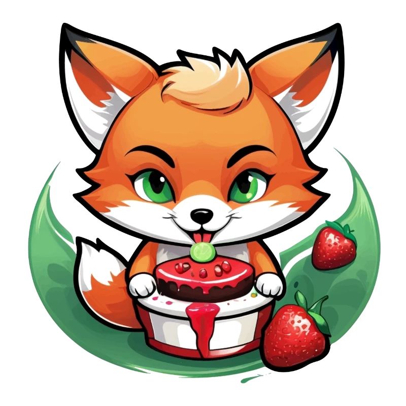 Foxy Strawberry Cake