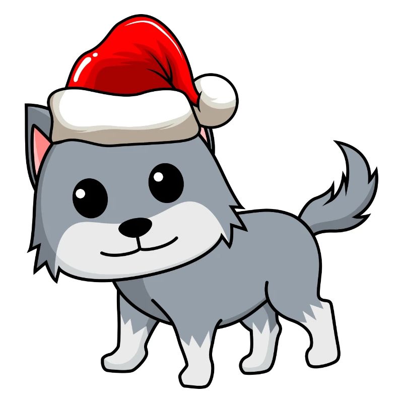 Wolf Comic Christmas