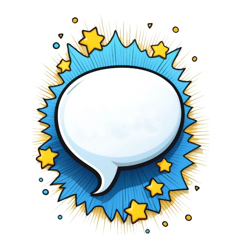 Comic Cartoon Speech Bubble