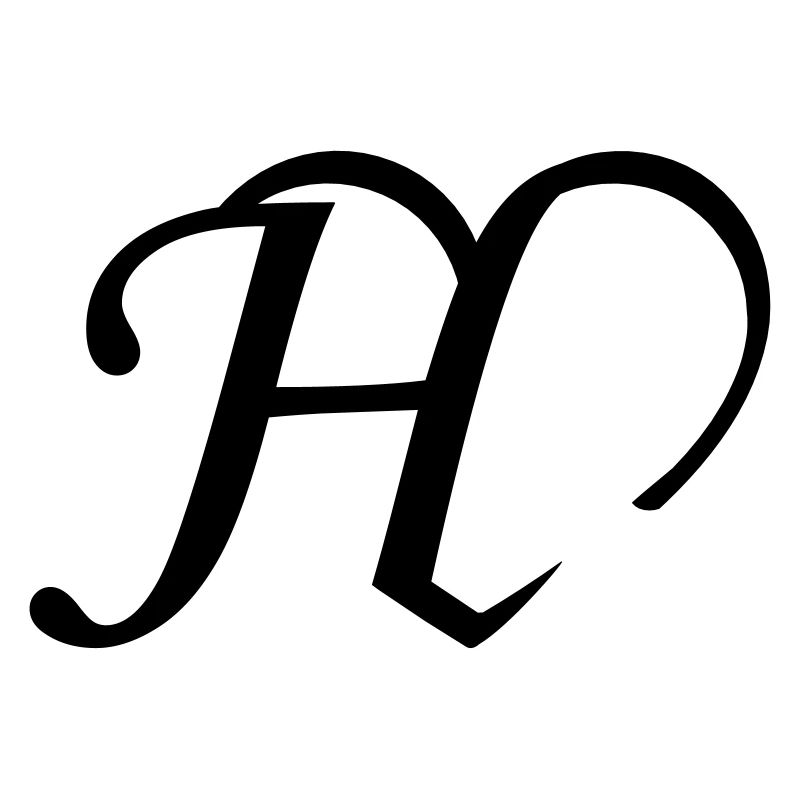 Herz Buchstabe H
