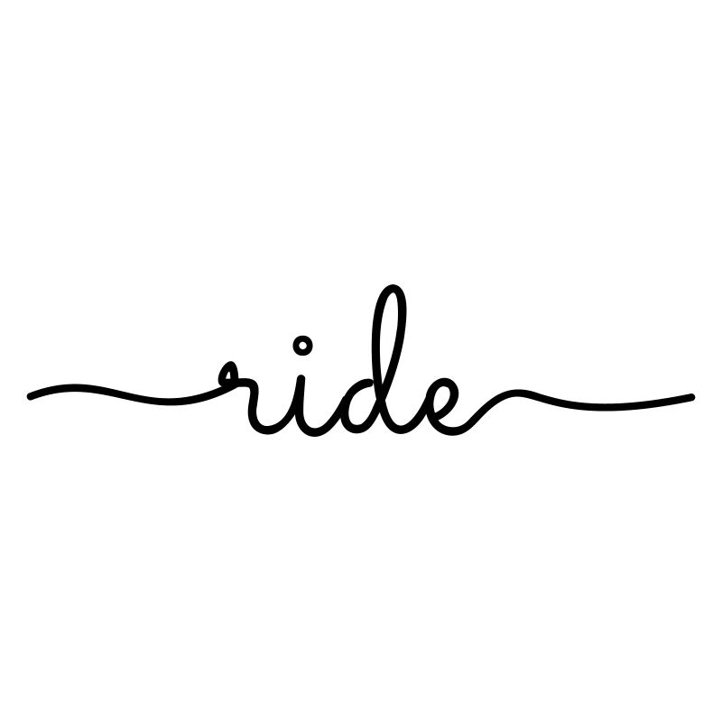 Lettrage de trajet Typographie