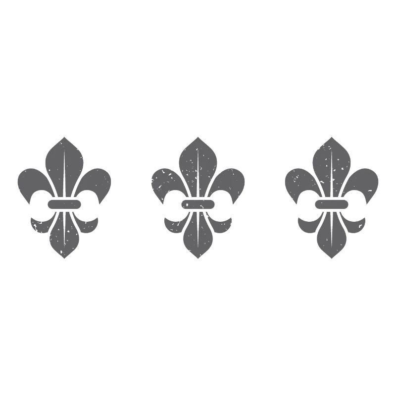 Fleur De Lys / Dunkelgrau