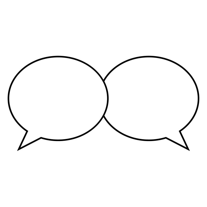 chat de burbujas de discurso