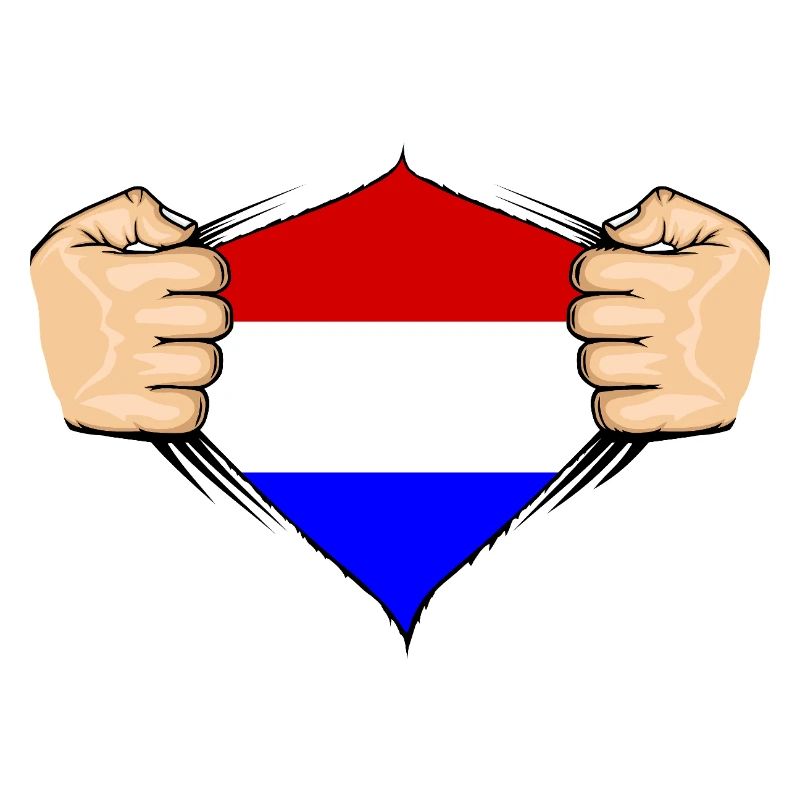 Conception du drapeau de la Hollande