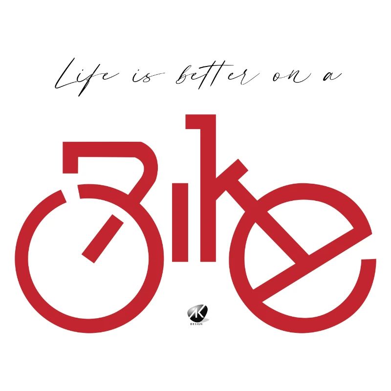 Image de vélo avec inscription