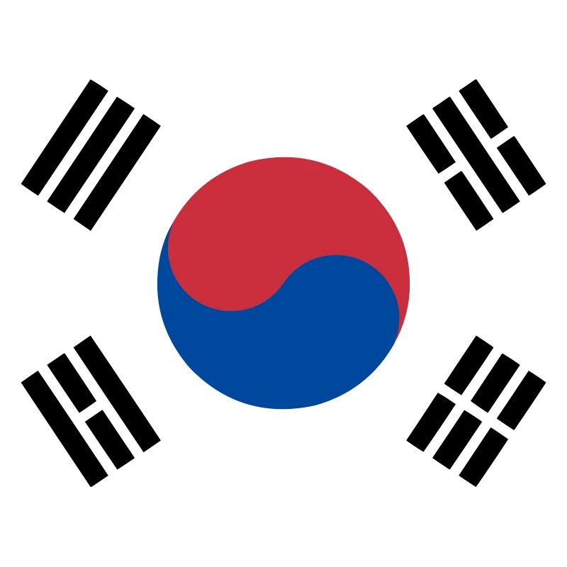 Drapeau Corée du sud / South Korean flag