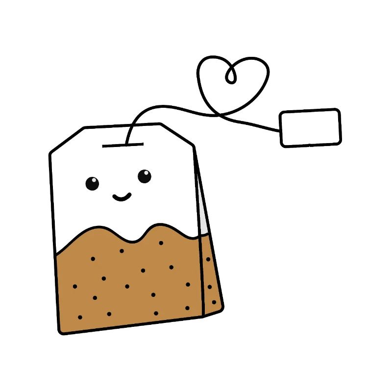 Kawaii Teebeutel