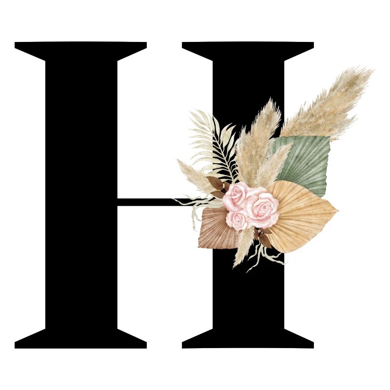 Buchstabe H Blumen