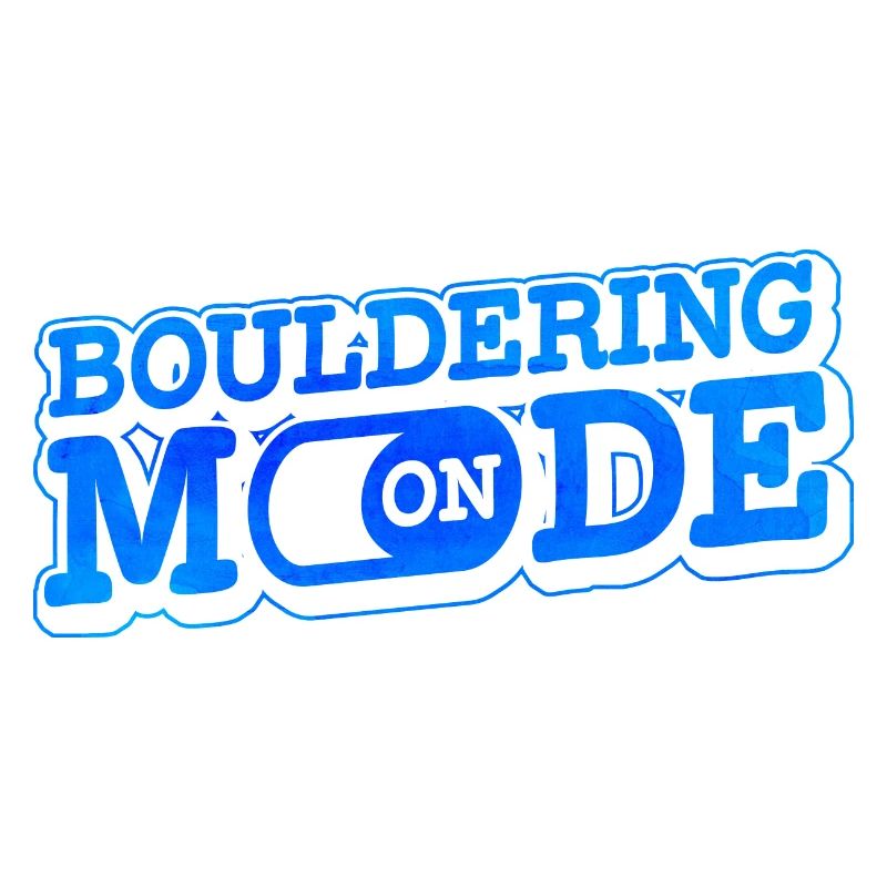 Bouldering Mode On Rock Climber Rock Boulder Mount