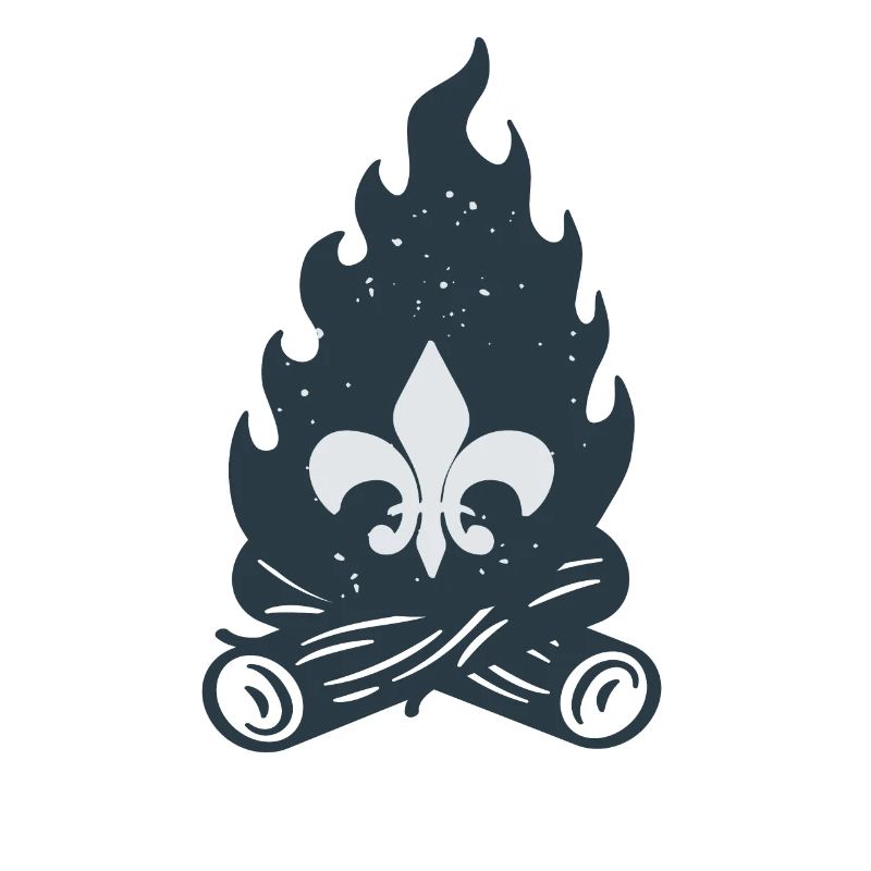 Campfire Scout starry sky