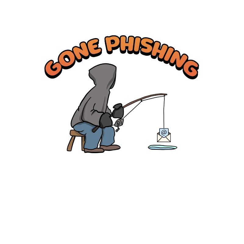 Gone Phishing Hacking Computer Hacker Gift