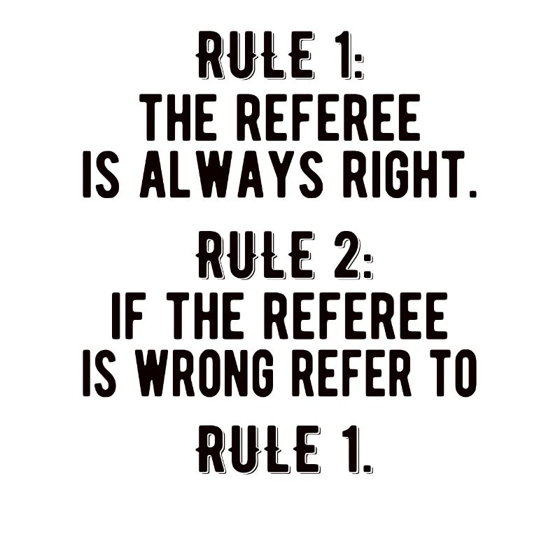 Arbitre Papa Referee Arbitre impartial