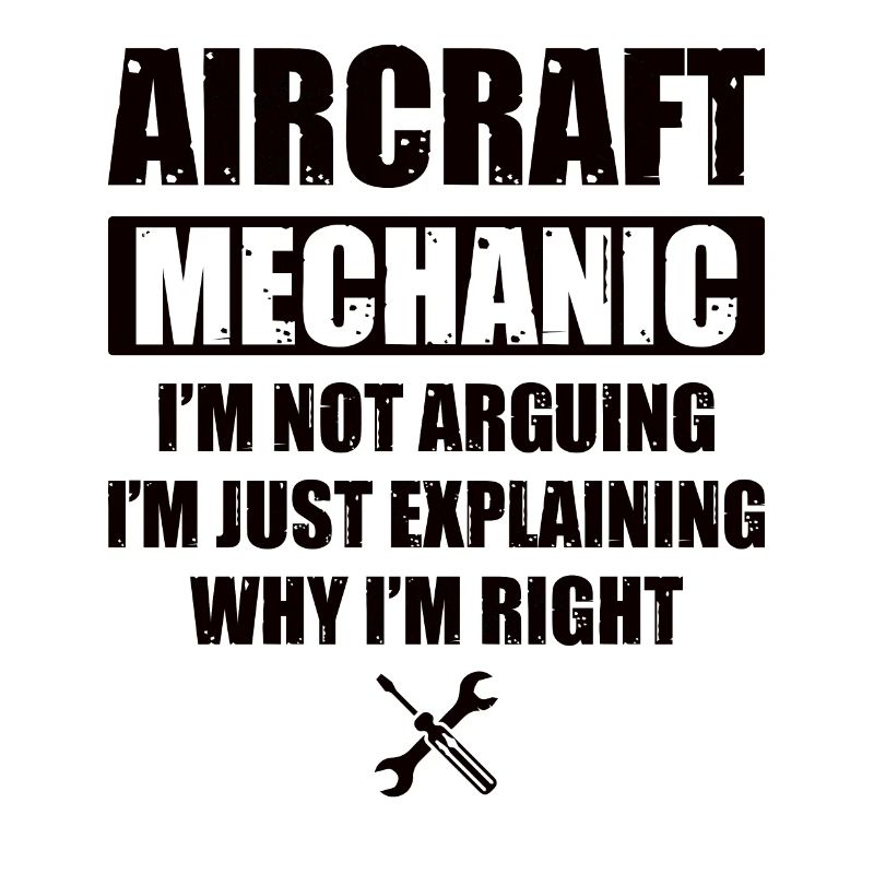 Flugzeugmechaniker Mechnaiker Held Flugzeug