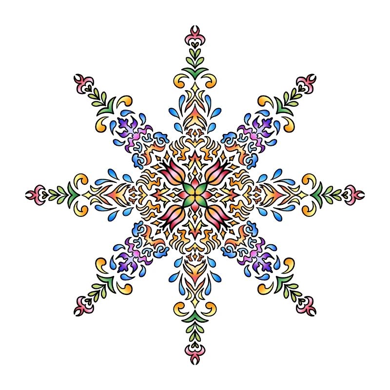 Mandala | Bunt | Leben | Geschenkidee
