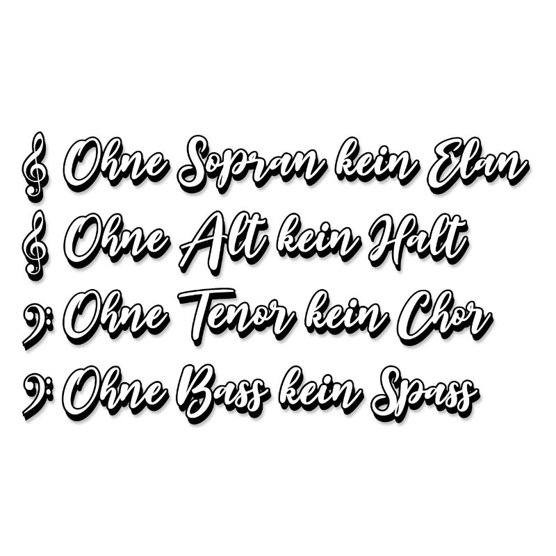 SATB Chor Spruch