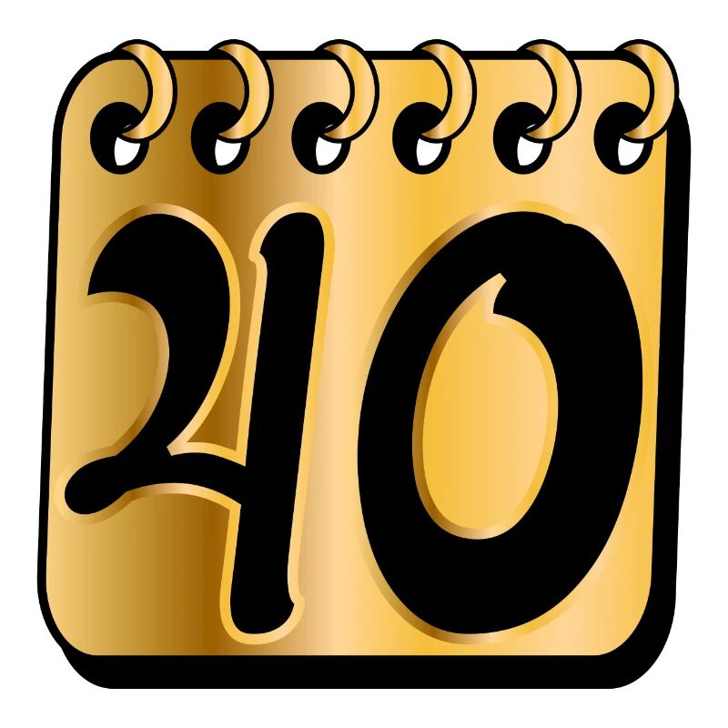 40. Geburtstag Vierzig VIERZIGJÄHRIGE