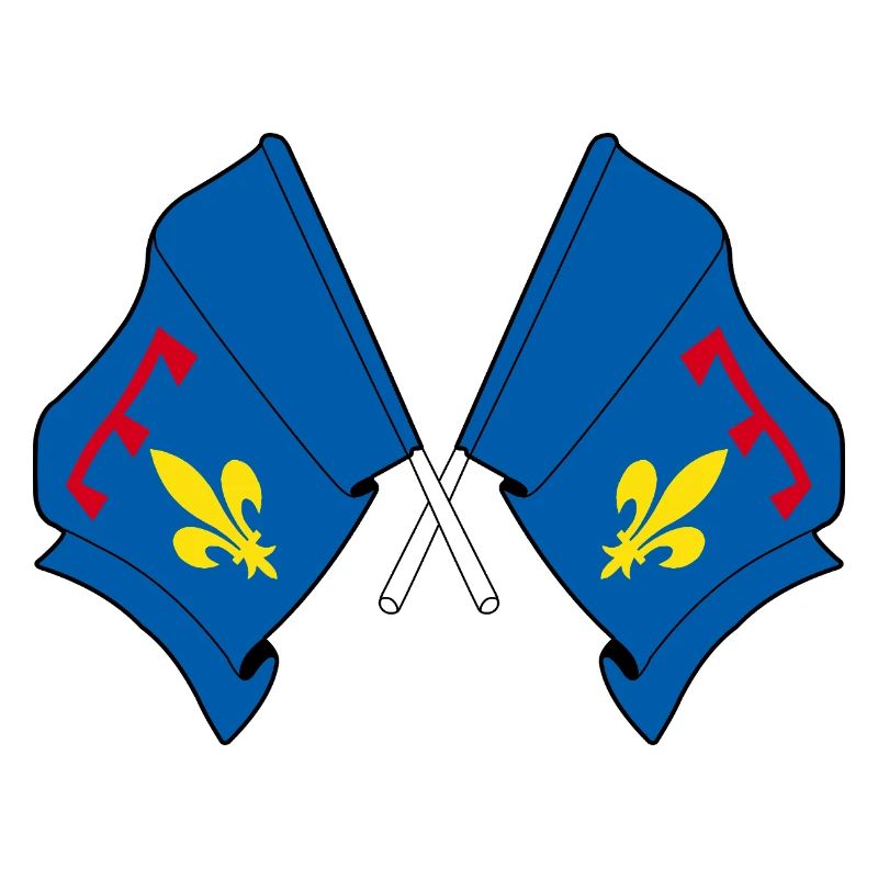 Drapeaux croisés de Provence