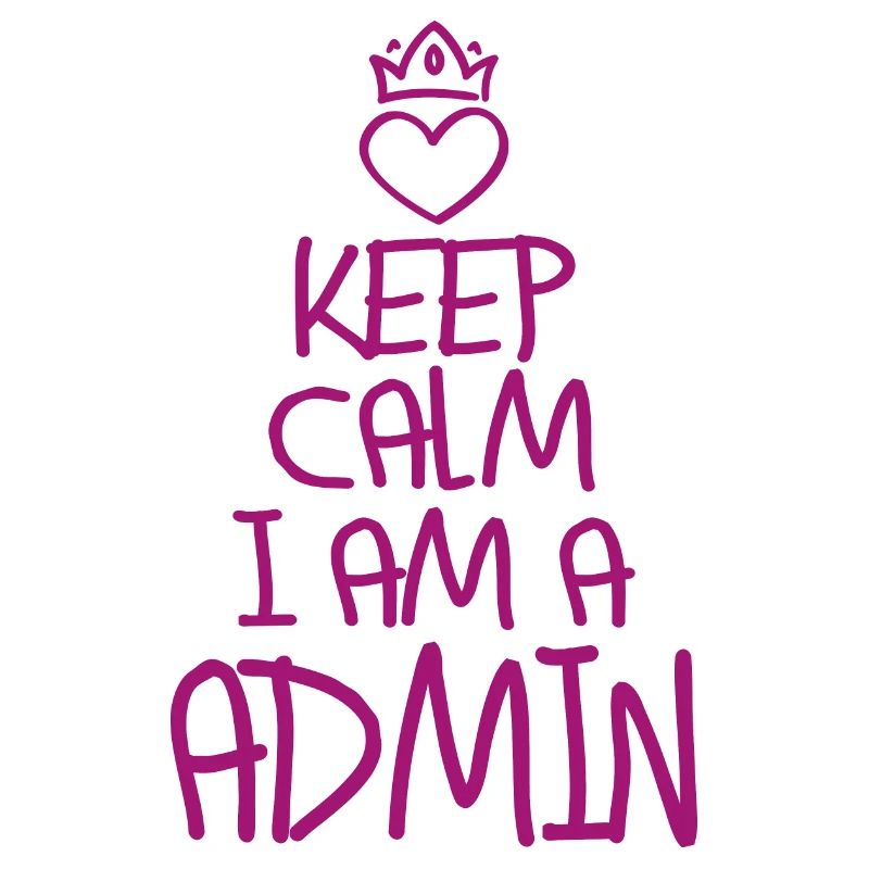 Gardez calm Admin cool cadeau d’administrateur