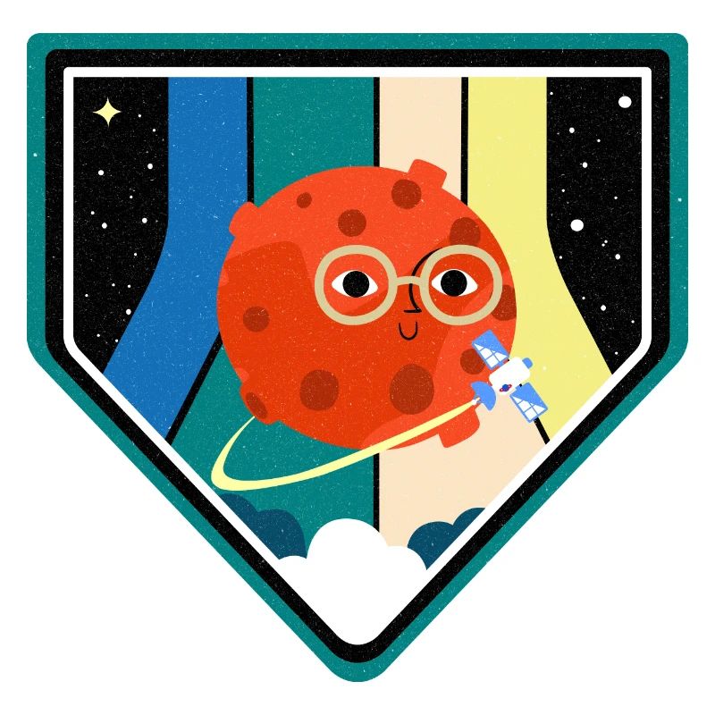 Mars Abzeichen Space