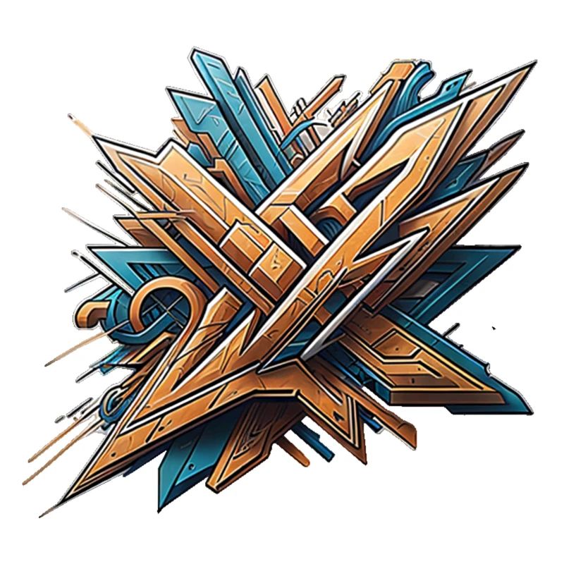 Cool crazy graffiti design