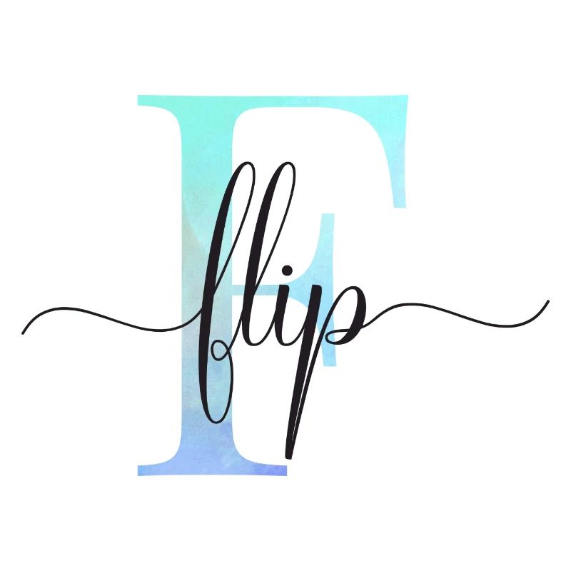 E| Monogramme | Nom | Retourner | Aquarelle