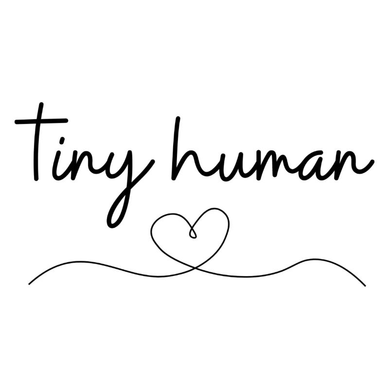Geschenk zur Geburt „tiny human“