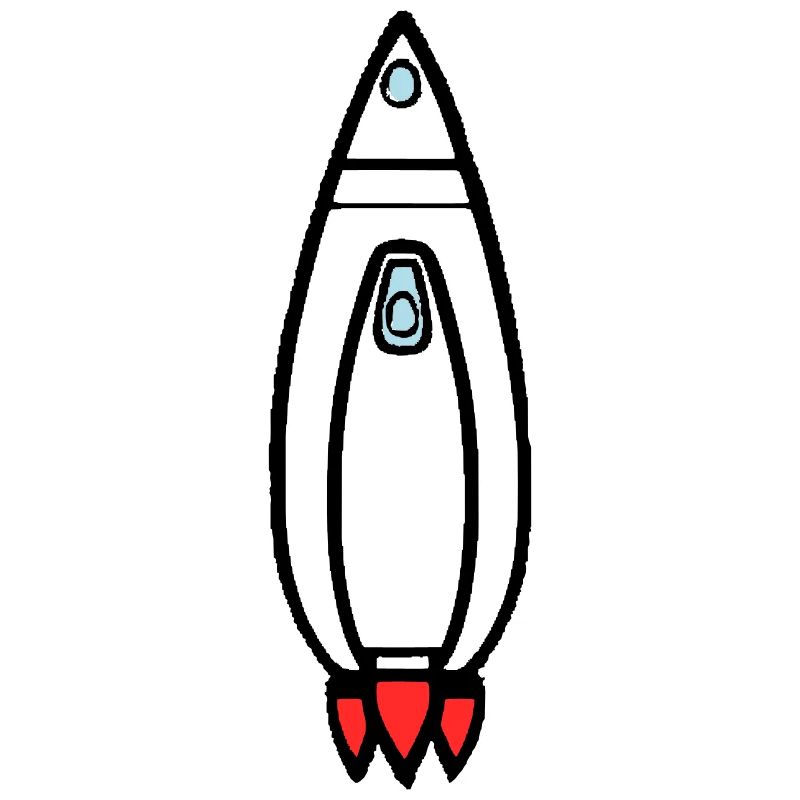 Vecteur de vol spatial spatial de fusée spatiale