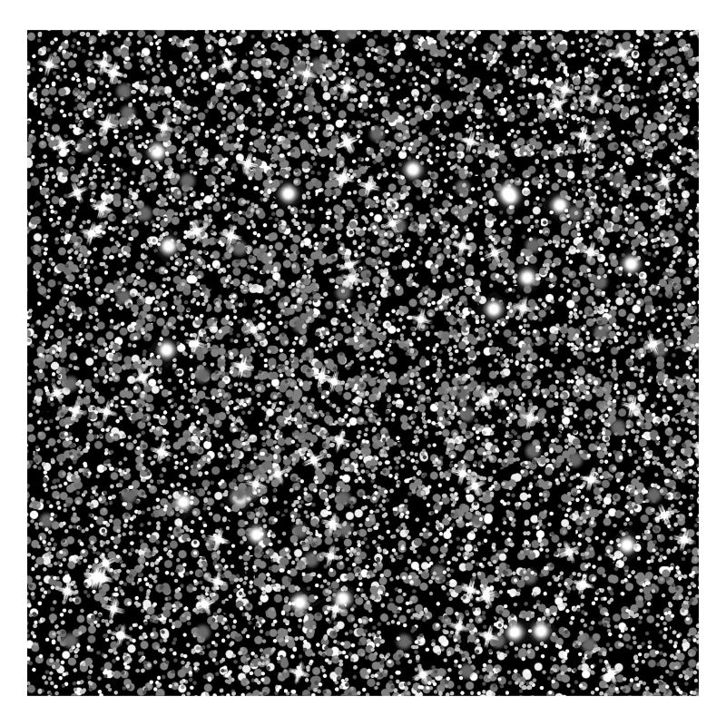 False silver glitter background