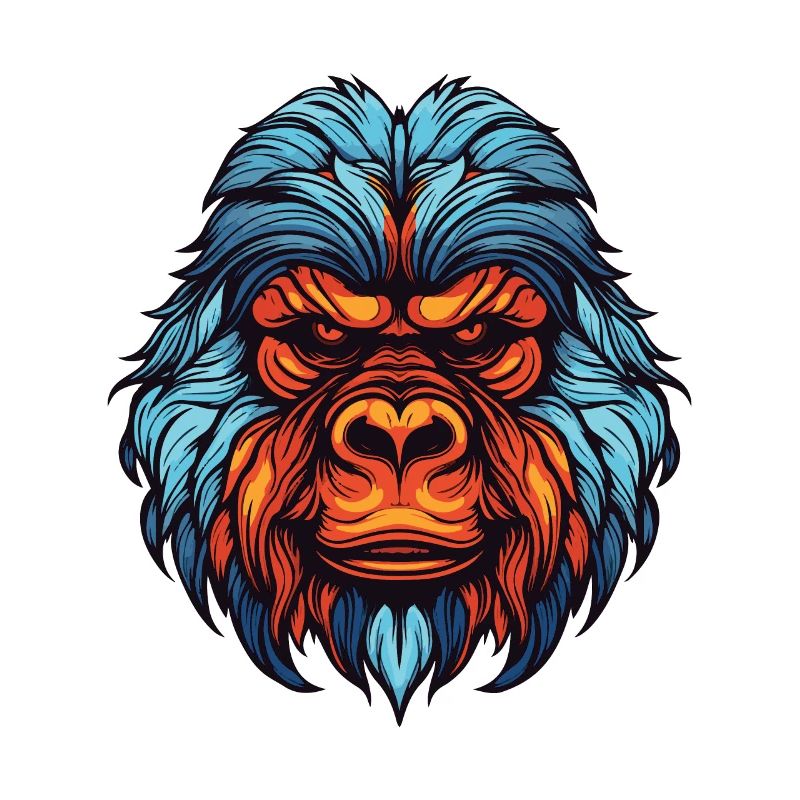 Portrait de gorille