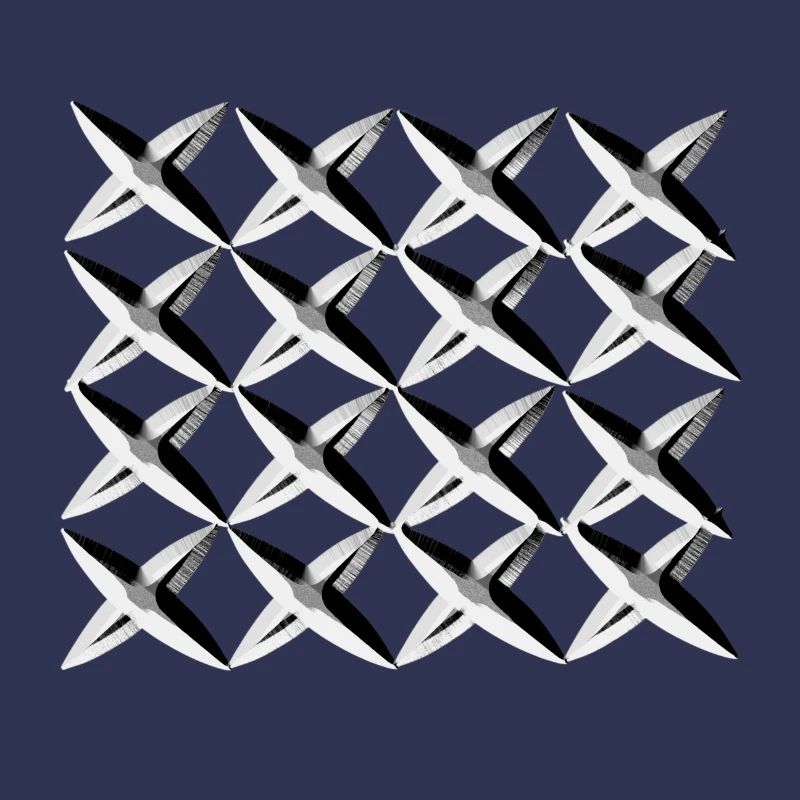 grey net cross pattern