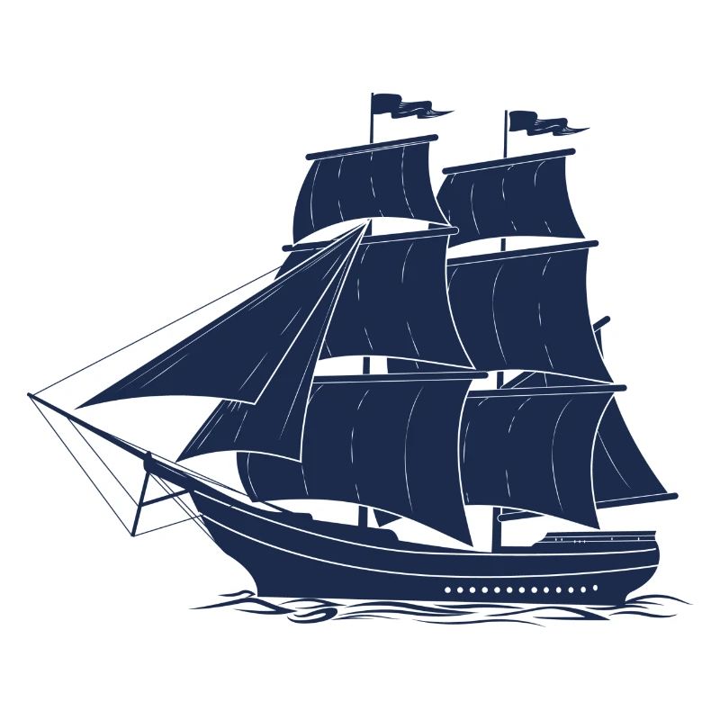 Goélette bleue by P'tit mousse