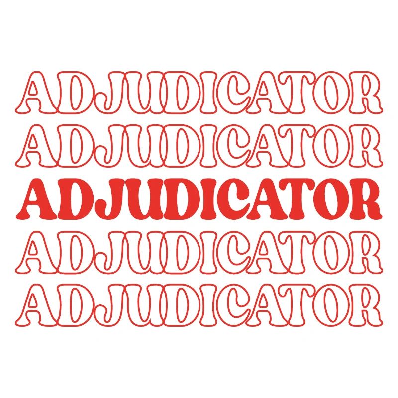 Adjudicator Arbitrator Referee Judge Arbitrer